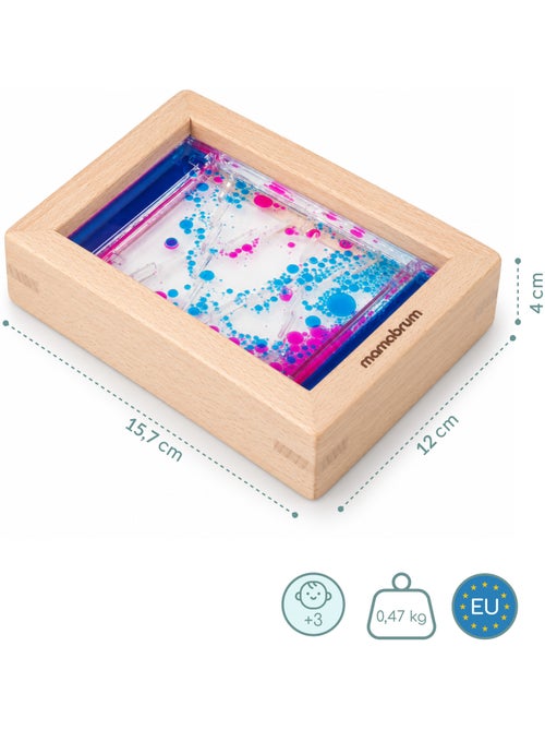 Reloj arenas sensorial madera infantil 90s gotas mamabrum - Kiabi Reloj arenas sensorial madera infantil 90s gotas mamabrum - Kiabi