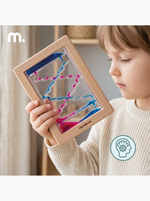 Reloj arenas sensorial madera infantil 90s gotas mamabrum - Kiabi Reloj arenas sensorial madera infantil 90s gotas mamabrum - Kiabi
