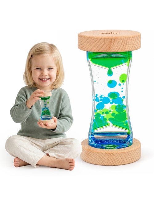 Reloj de arena sensorial madera juguete aprendizaje 30s rodillo mamabrum - Kiabi Reloj de arena sensorial madera juguete aprendizaje 30s rodillo mamabrum - Kiabi