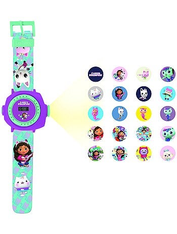 Reloj de proyecci?n digital Gabby con 20 im?genes para proyectar