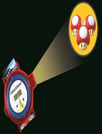 Reloj de proyecci?n digital Mario Kart con 20 im?genes para proyectar