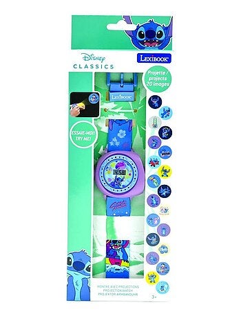 Reloj de proyecci?n digital Stitch con 20 im?genes para proyectar