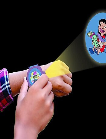 Reloj de proyecci?n digital Stitch con 20 im?genes para proyectar