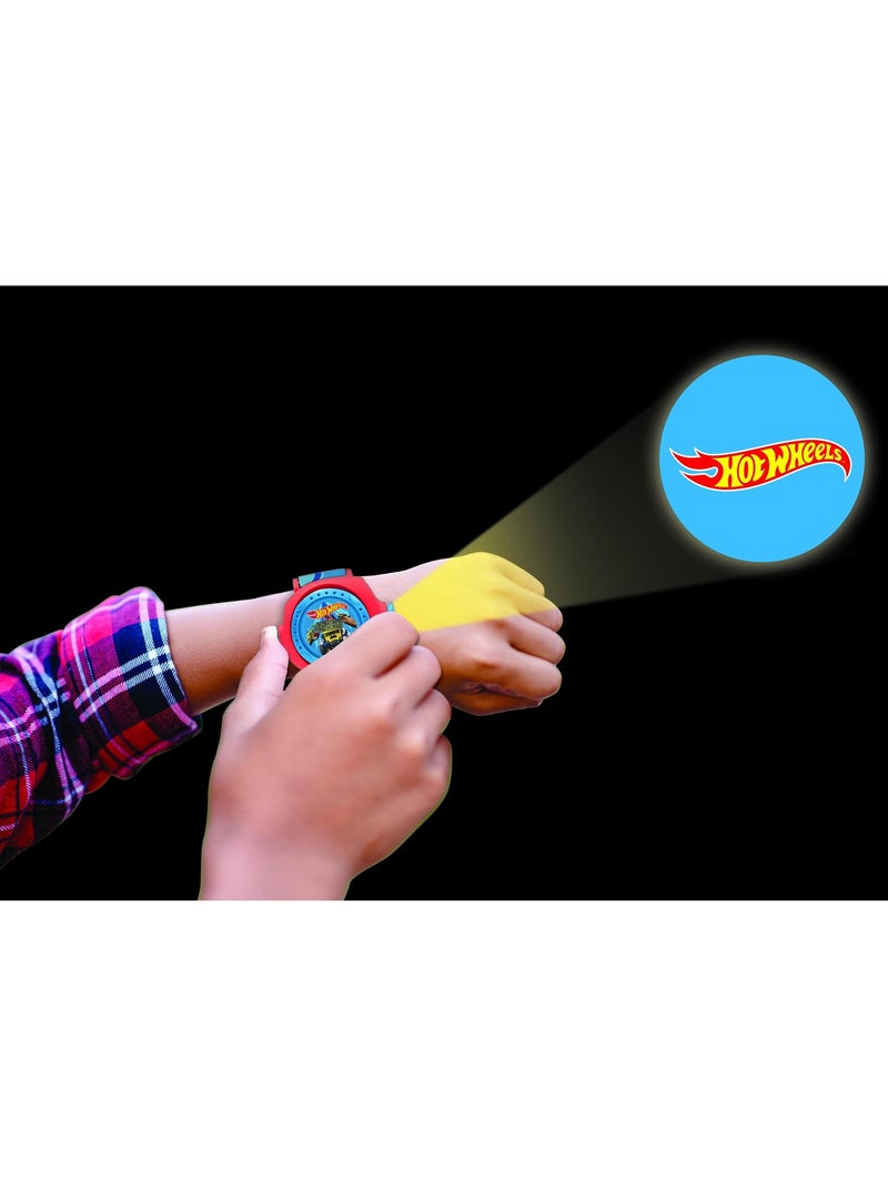 Reloj de proyecci?n Hot Wheels Azul - Kiabi