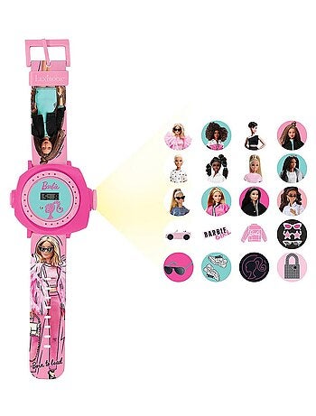 Reloj de proyección digital Barbie con 20 imágenes para proyectar