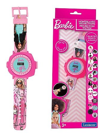 Reloj de proyección digital Barbie con 20 imágenes para proyectar