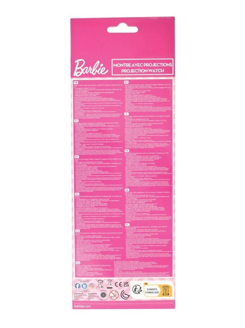 Reloj de proyección digital Barbie con 20 imágenes para proyectar Rosa - Kiabi
