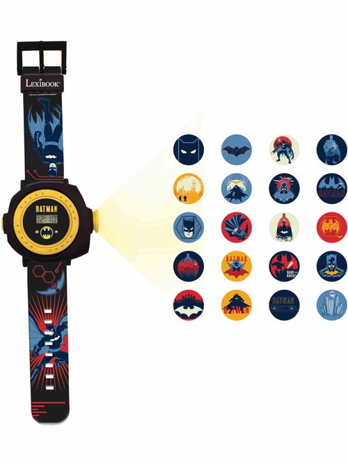 Reloj de proyección digital Batman con 20 imágenes para proyectar - Kiabi