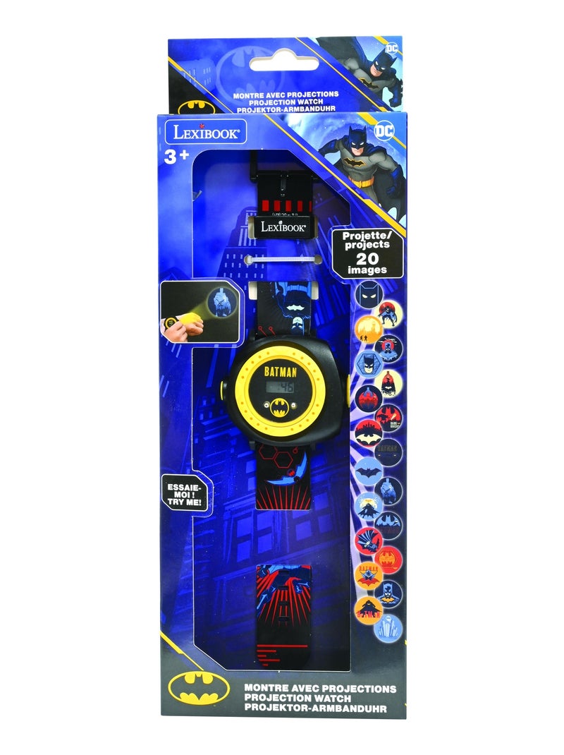 Reloj de proyección digital Batman con 20 imágenes para proyectar Azul - Kiabi