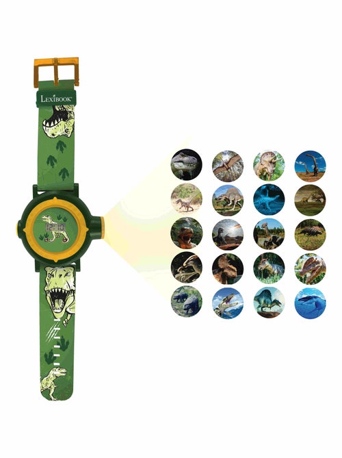 Reloj de proyección digital de dinosaurios con 20 imágenes para proyectar - Kiabi