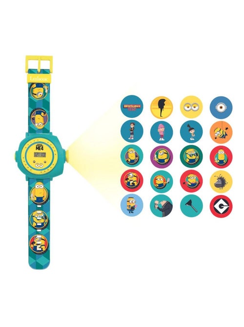 Reloj de proyección digital de los Minions con 20 imágenes para proyectar - Kiabi