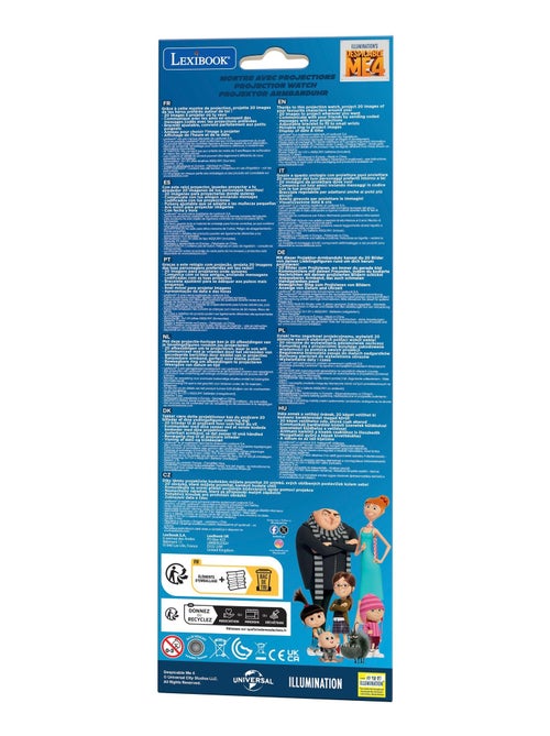 Reloj de proyección digital de los Minions con 20 imágenes para proyectar - Kiabi