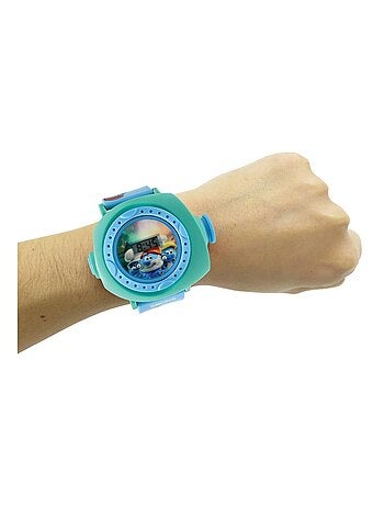 Reloj de proyección digital de los Pitufos con 20 imágenes para proyectar