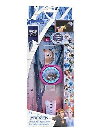 Reloj de proyección digital Frozen con 20 imágenes para proyectar