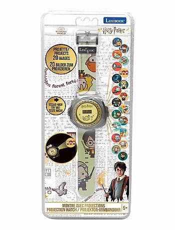 Reloj de proyección digital Harry Potter con 20 imágenes para proyectar