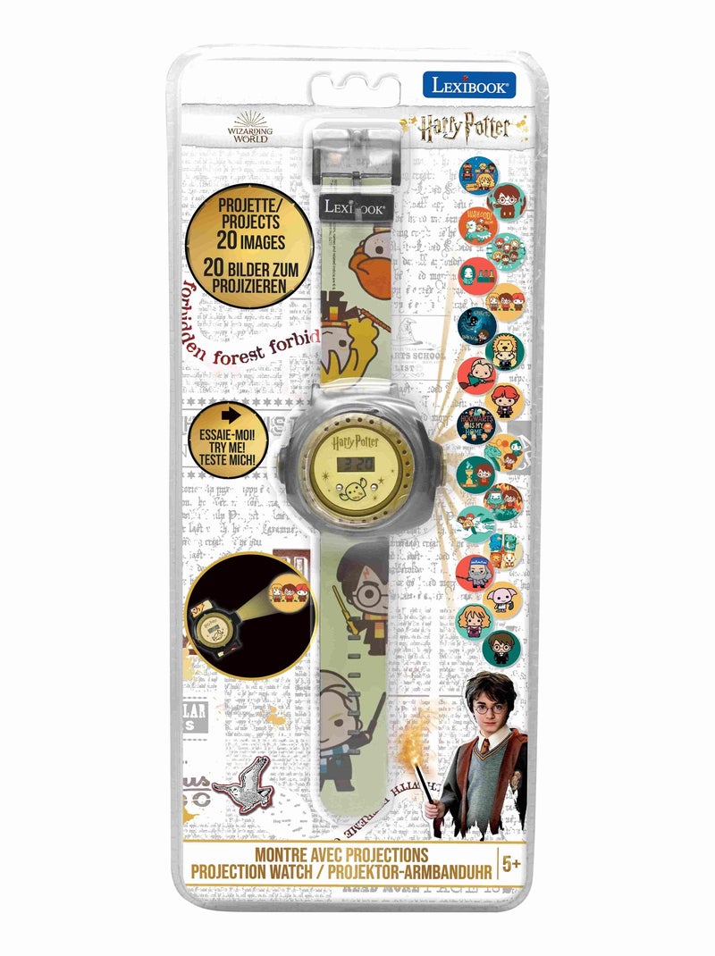 Reloj de proyección digital Harry Potter con 20 imágenes para proyectar Beige - Kiabi