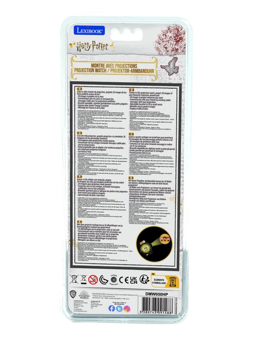 Reloj de proyección digital Harry Potter con 20 imágenes para proyectar - Kiabi