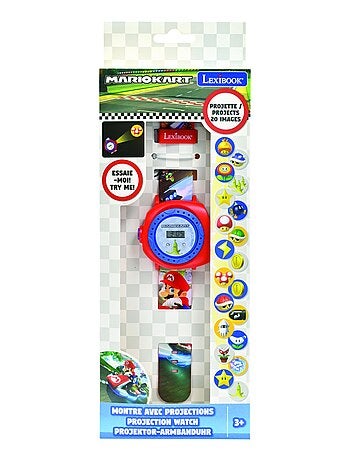 Reloj de proyección digital Mario Kart con 20 imágenes para proyectar