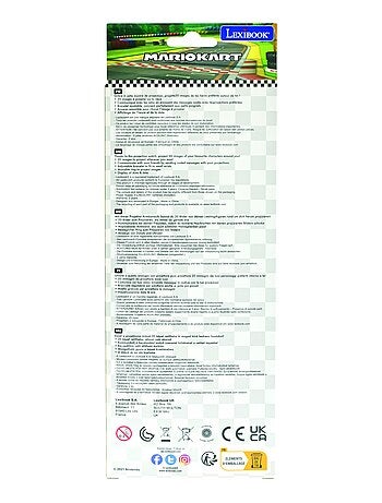 Reloj de proyección digital Mario Kart con 20 imágenes para proyectar