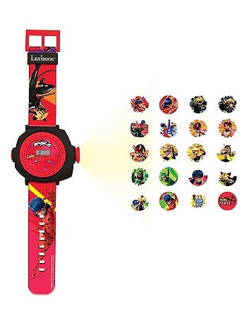 Reloj de proyección digital Miraculous con 20 imágenes para proyectar