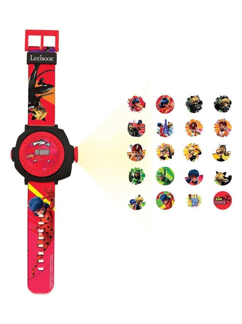 Reloj de proyección digital Miraculous con 20 imágenes para proyectar - Kiabi