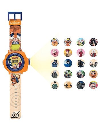 Reloj de proyección digital Naruto con 20 imágenes para proyectar