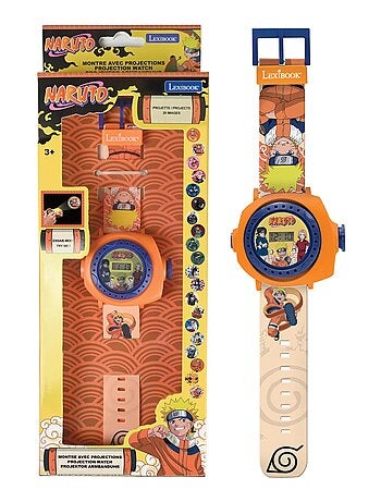 Reloj de proyección digital Naruto con 20 imágenes para proyectar