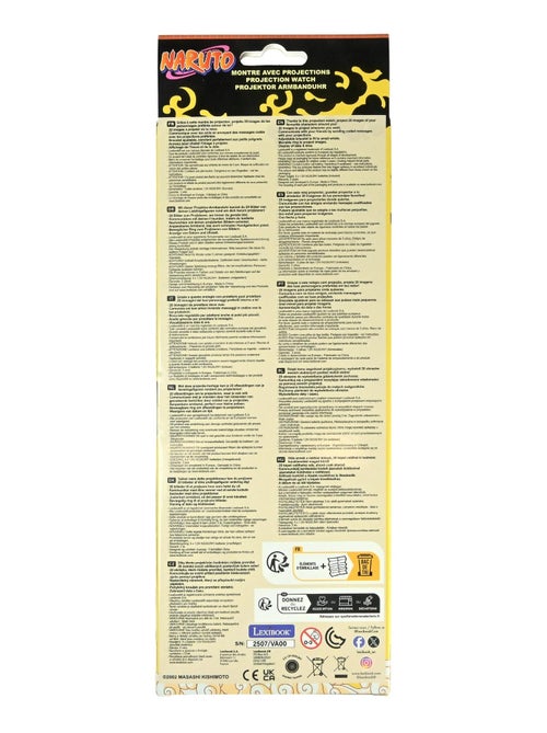 Reloj de proyección digital Naruto con 20 imágenes para proyectar - Kiabi