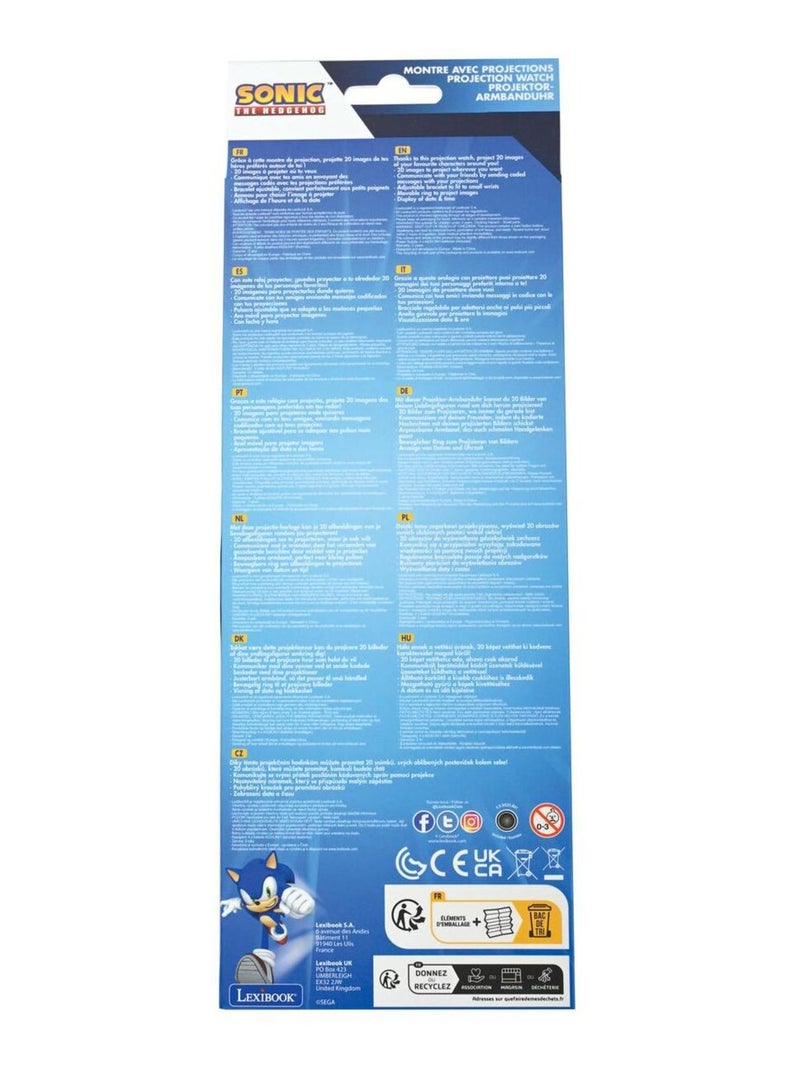 Reloj de proyección digital sónico con 20 imágenes para proyectar Azul - Kiabi