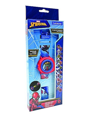 Reloj de proyección digital SpiderMan con 20 imágenes para proyectar