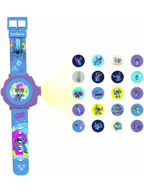 Reloj de proyección digital Stitch con 20 imágenes para proyectar - Kiabi