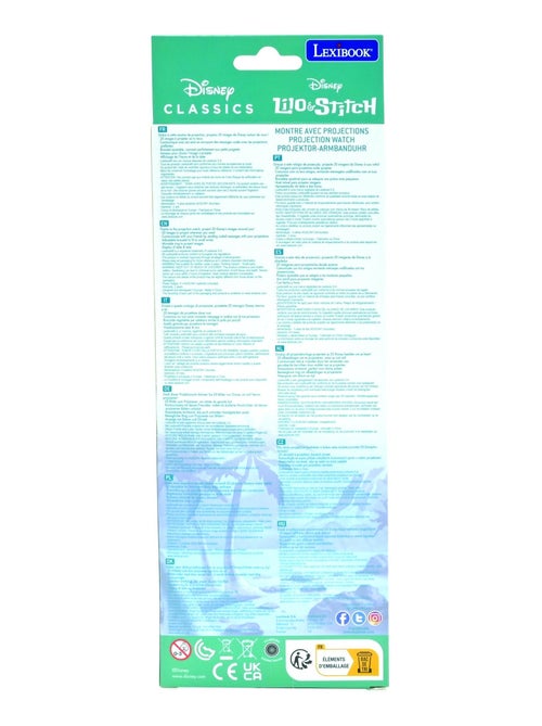 Reloj de proyección digital Stitch con 20 imágenes para proyectar - Kiabi