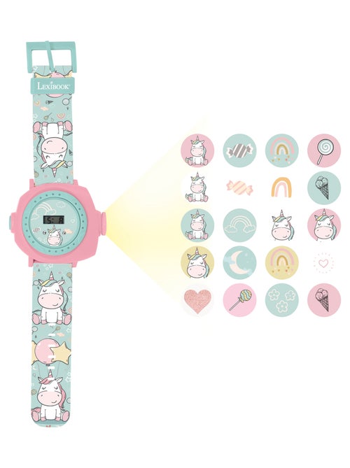 Reloj de proyección digital Unicornio con 20 imágenes para proyectar - Kiabi