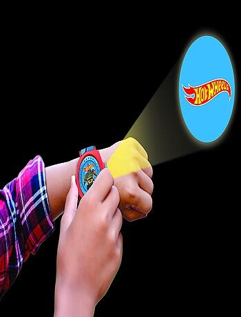 Reloj de proyección Hot Wheels
