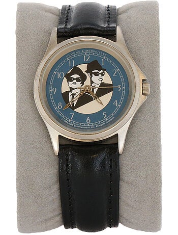 Reloj de pulsera looney tunes 'el mundo loco de tex avery' – esfera blues brothers azul