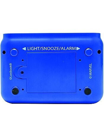 Reloj despertador con luz nocturna y sonidos del Capit?n Am?rica
