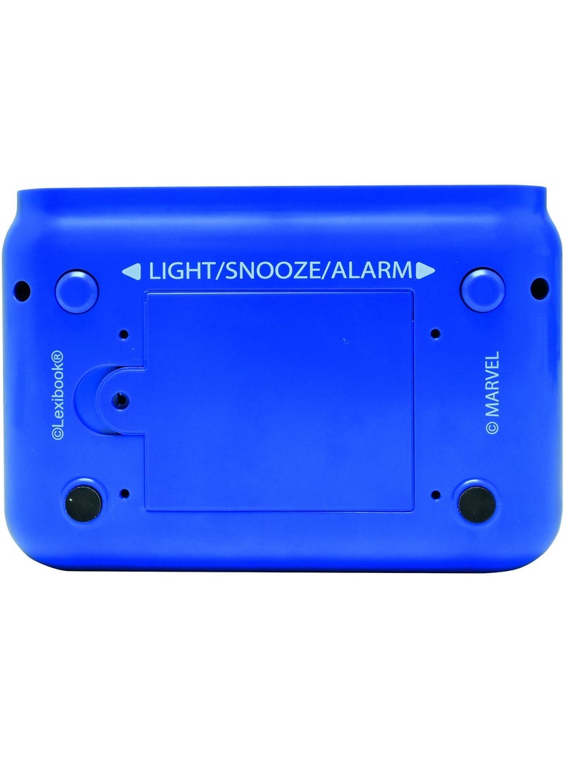 Reloj despertador con luz nocturna y sonidos del Capit?n Am?rica Azul - Kiabi
