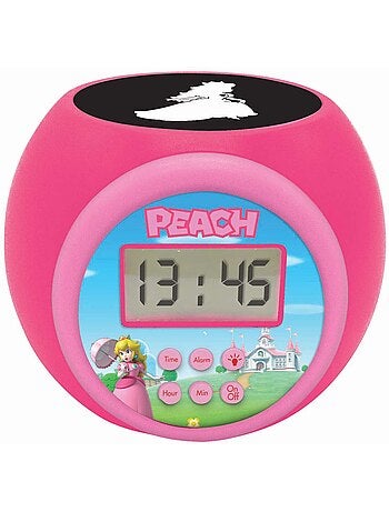 Reloj despertador con proyector de melocotón