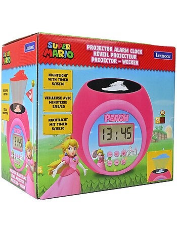Reloj despertador con proyector de melocotón