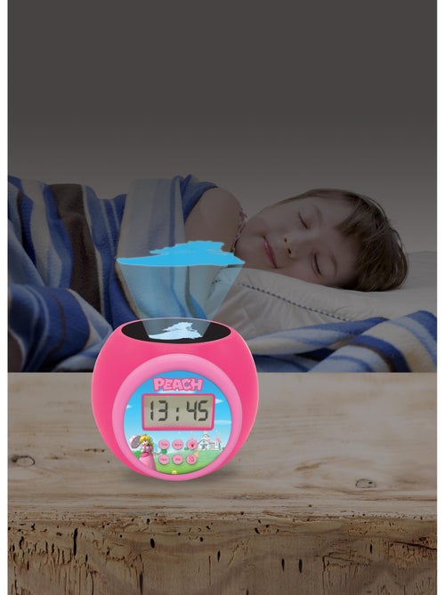 Reloj despertador con proyector de melocotón - Kiabi