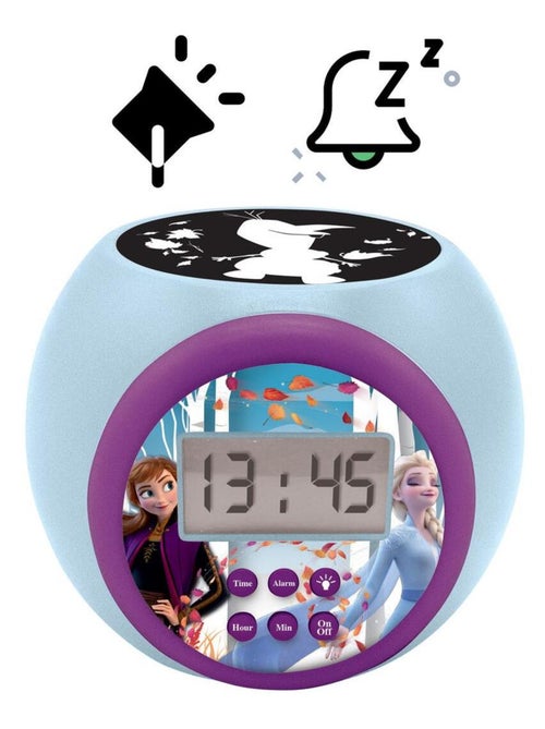 Reloj despertador con proyector Frozen y temporizador - Kiabi
