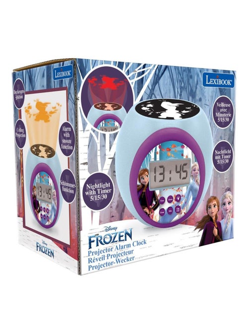 Reloj despertador con proyector Frozen y temporizador - Kiabi