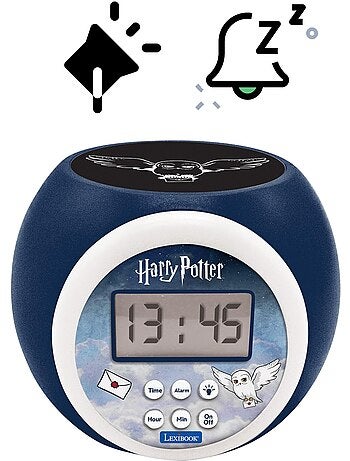 Reloj despertador con proyector Hedwig y temporizador