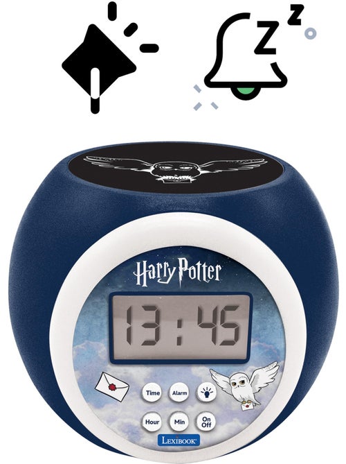 Reloj despertador con proyector Hedwig y temporizador - Kiabi