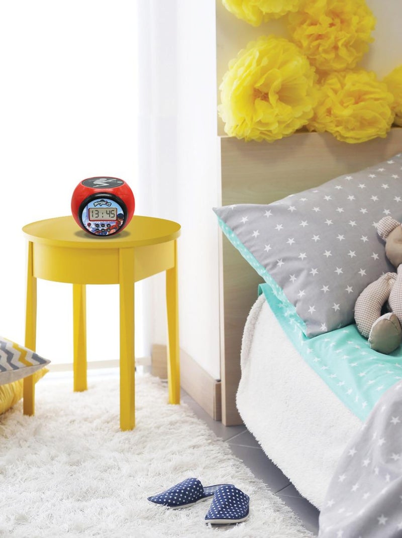 Reloj despertador con proyector Miraculous y temporizador Rojo - Kiabi