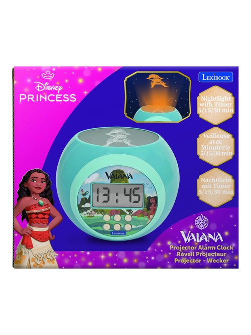 Reloj despertador con proyector Moana - Kiabi