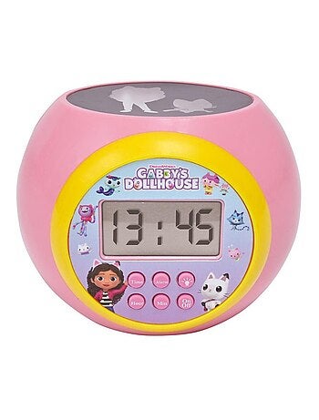Reloj despertador con proyector para casa de mu?ecas de Gabby