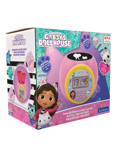 Reloj despertador con proyector para casa de mu?ecas de Gabby - Kiabi
