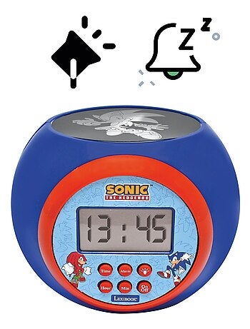Reloj despertador con proyector sónico