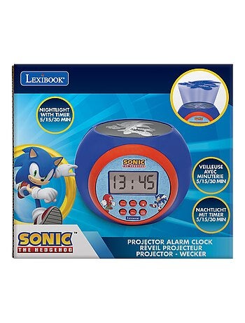 Reloj despertador con proyector sónico